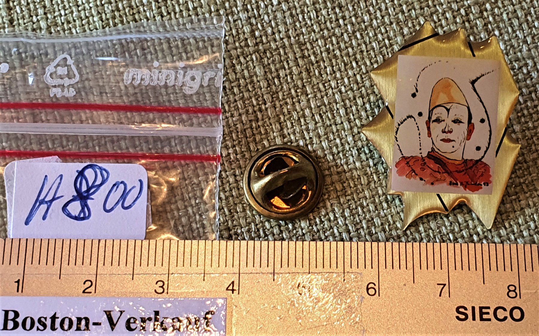 Placchette & Badge: H800 - Pin Schweizer Clown – Usato da Reinach BL venduto da Boston-Verkauf 1
