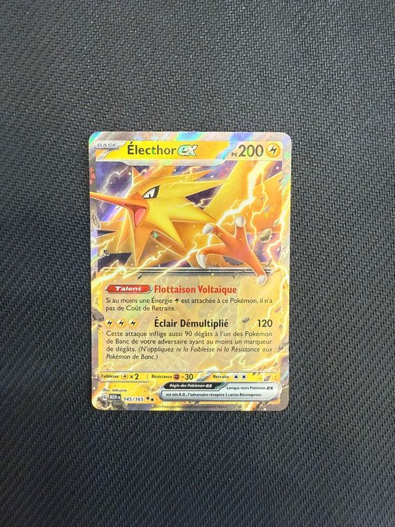 Carte Pokémon151 electhor ex 145/165 ev3.5 - Collection