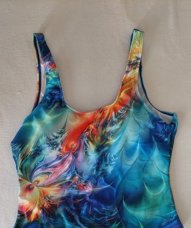 Neues hübsches Badekleid - einteilig - Grösse XL / 44