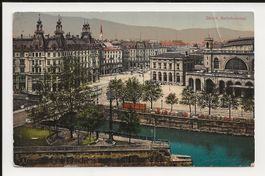 AK 1910 Zürich Bahnhofplatz