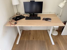 Sit & stand desk with dual motors (140x80cm)