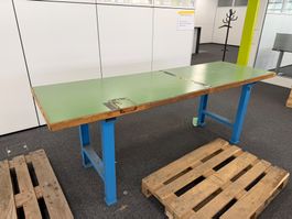 Lista Werkbank, Arbeitstisch, Werktisch 250x80x91cm