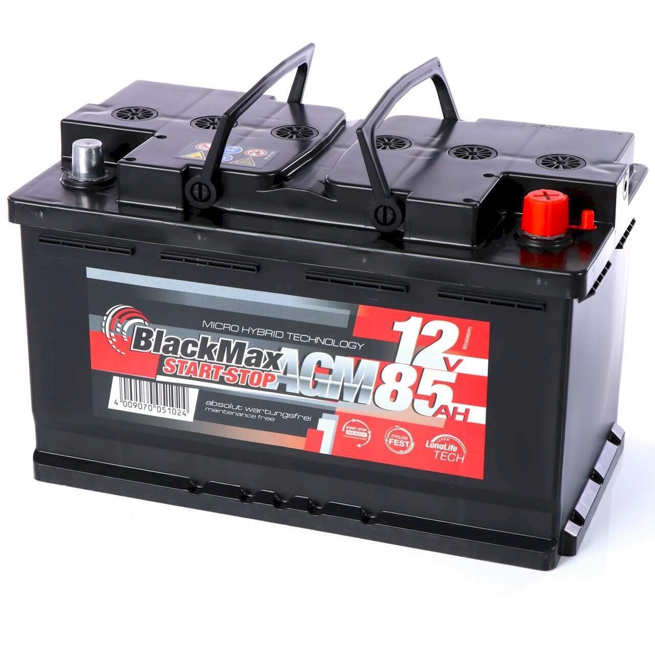 Batterie: BlackMax Start-Stop AGM 12V 85Ah – Nuovo e nell'imballaggio originale da Bottighofen venduto da zaap 1