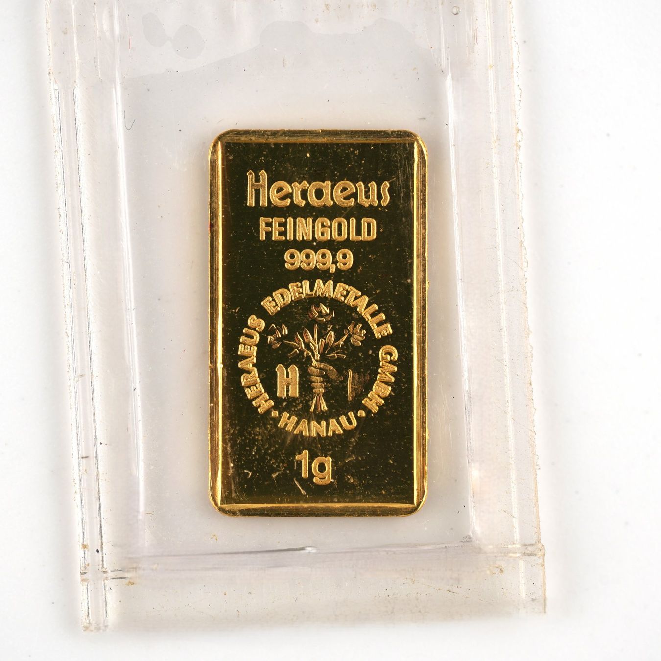 Edelmetalle: 1g Goldbarren – Gebraucht aus Basel von Edelmetallhaus.com 1