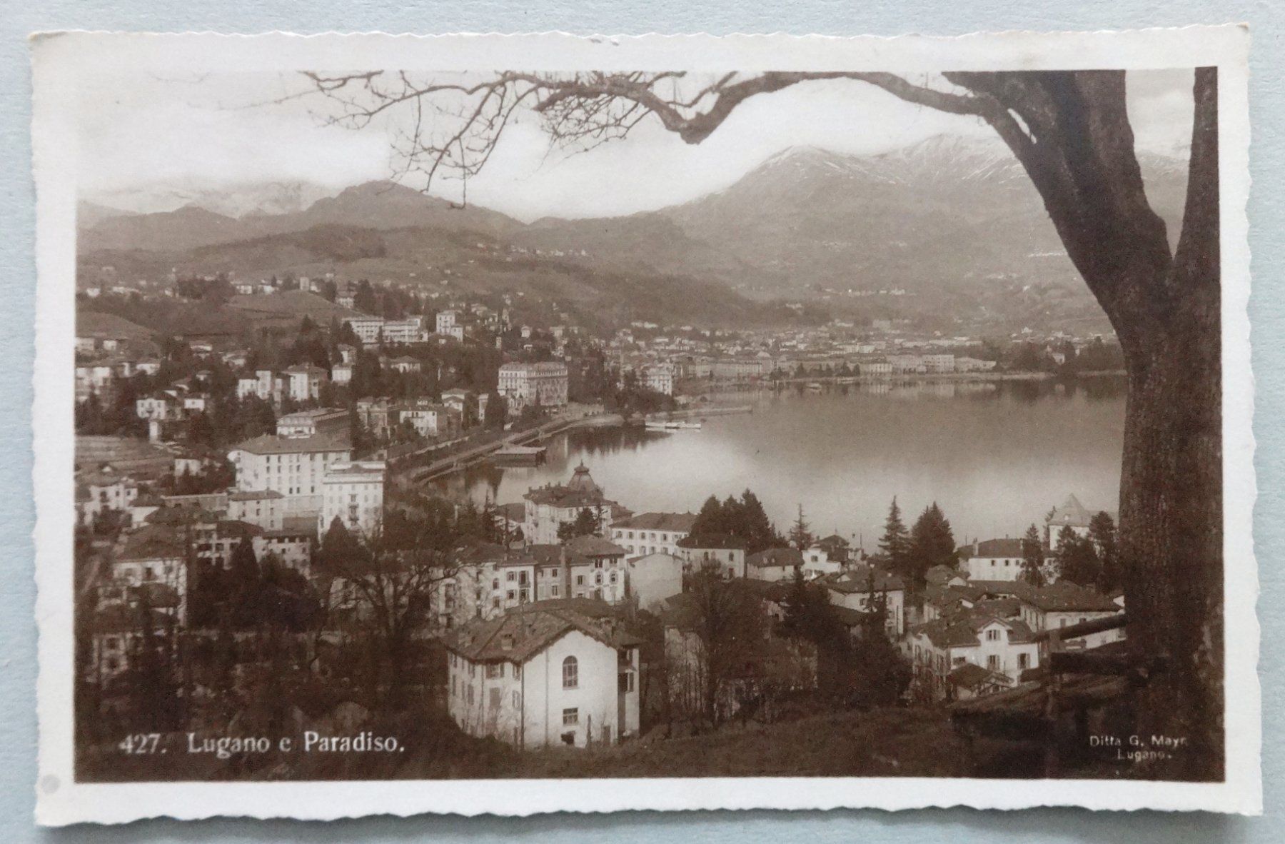 Ansichtskarten: Lugano e Paradiso – Defekt aus Fétigny von Billy2miny