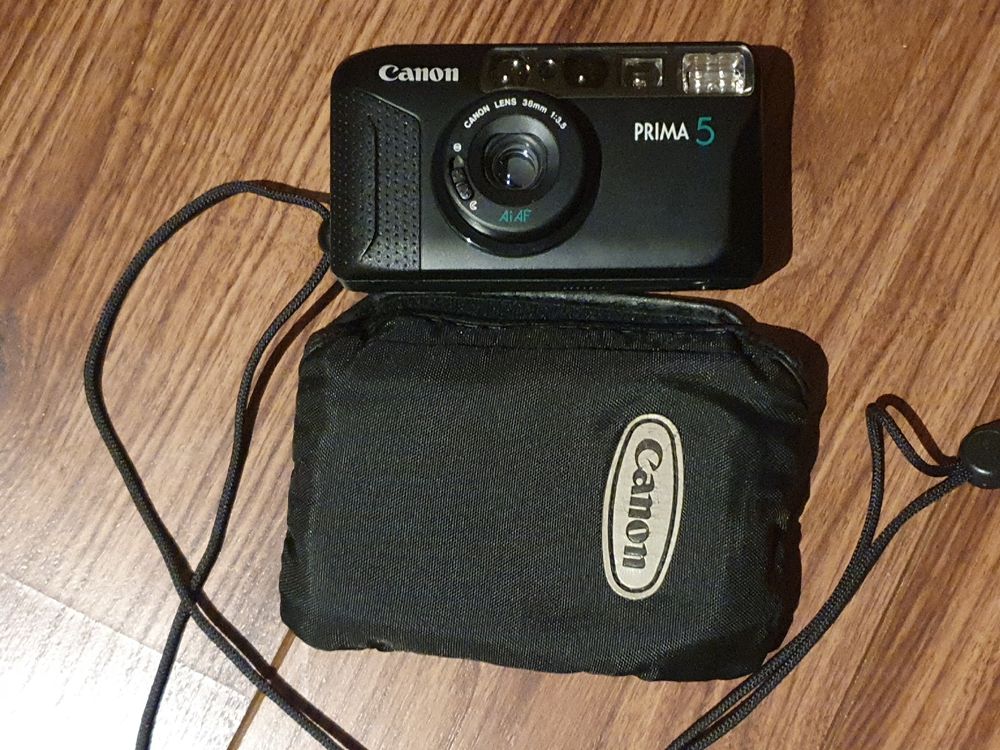 Appareil Photo Compact Canon Prima 5 – 38mm, Flash Intégré, Argentique Occasion