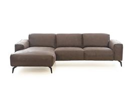 Ledersofa Het Anker Valmont mit Longchair