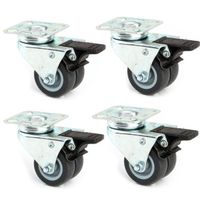 Transportrollen Moebelrollen 50mm 4Pcs
