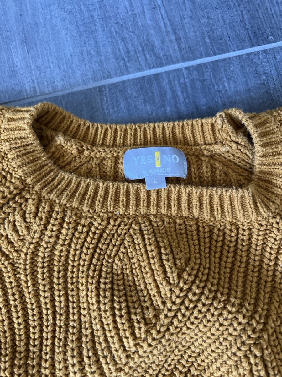 Manor Pullover & Sweatshirts: Pullover mustard yellow size L used – Gebraucht aus Stäfa von men_2z22 1