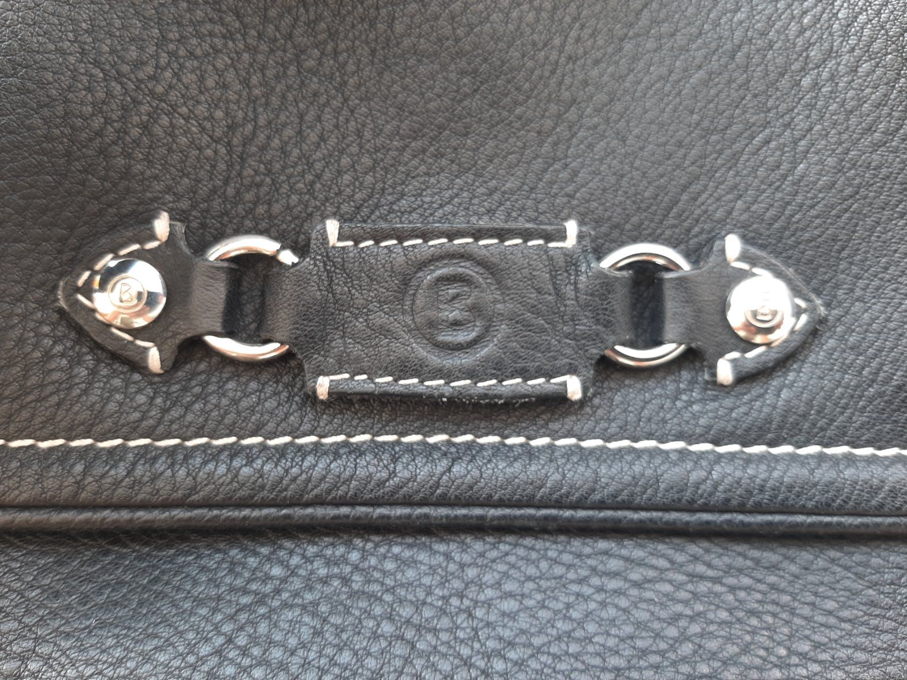 Bogner Borse da donna: BOGNER Umhängetasche Leder schwarz – Usato da Windlach venduto da R_K 1
