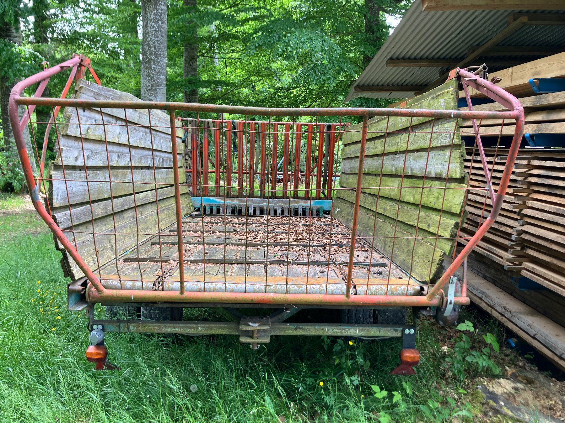Rimorchi: Ladewagen - Unterbau tiny house – Difettoso da Ueberstorf venduto da Riverart 1