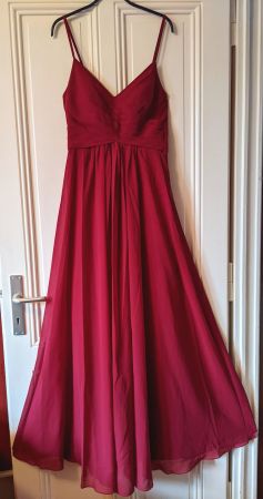 JJ’s HOUSE : Robe du soir rouge foncé 36-38