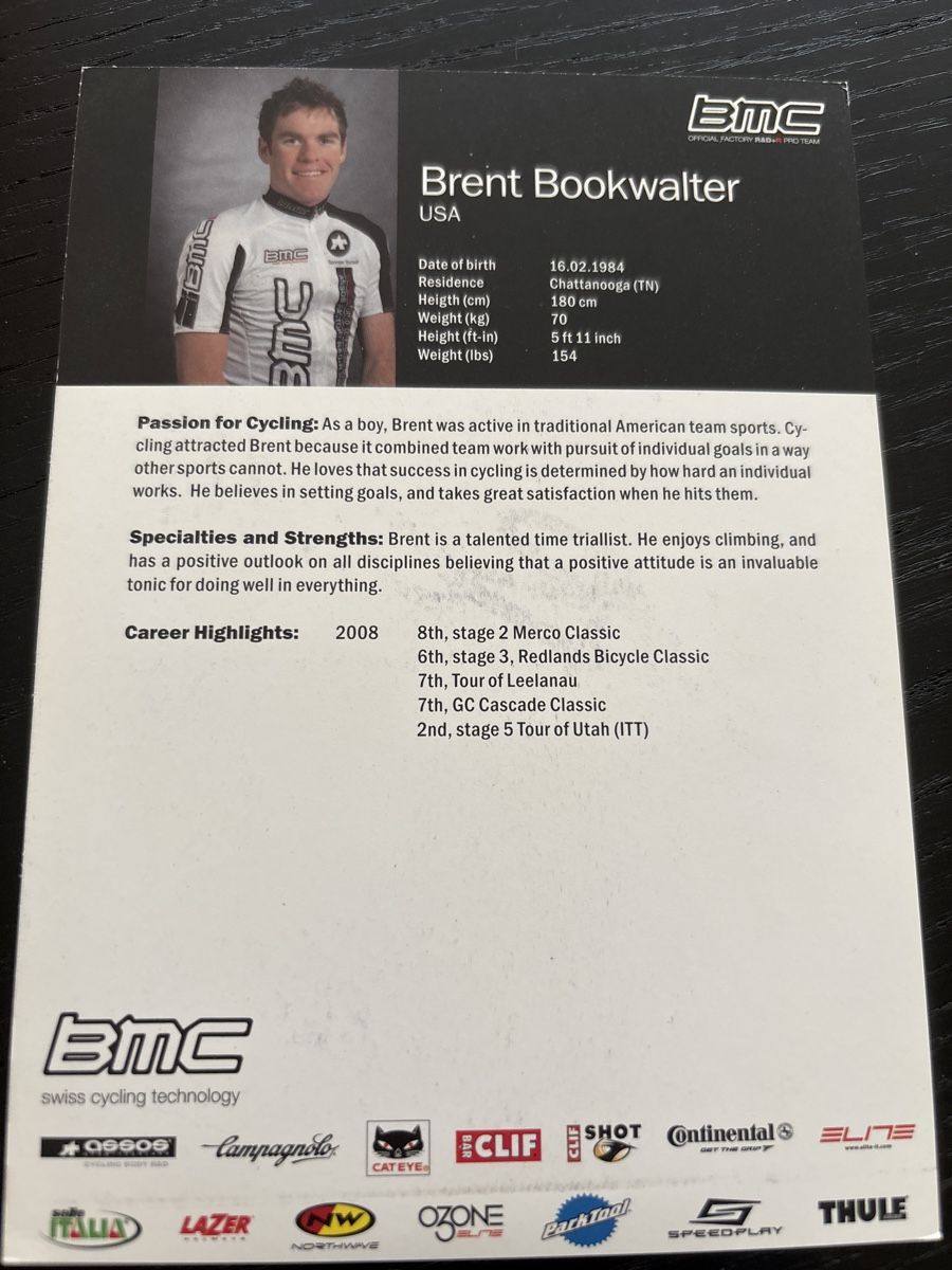 Autogramme: Brent Bookwalter – Gebraucht aus Uetendorf von hoisle 1