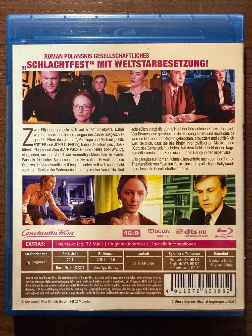 Tutti i DVDs: Der Gott des Gemetzels – Usato da Zürich venduto da Blu-ray_ZH 1