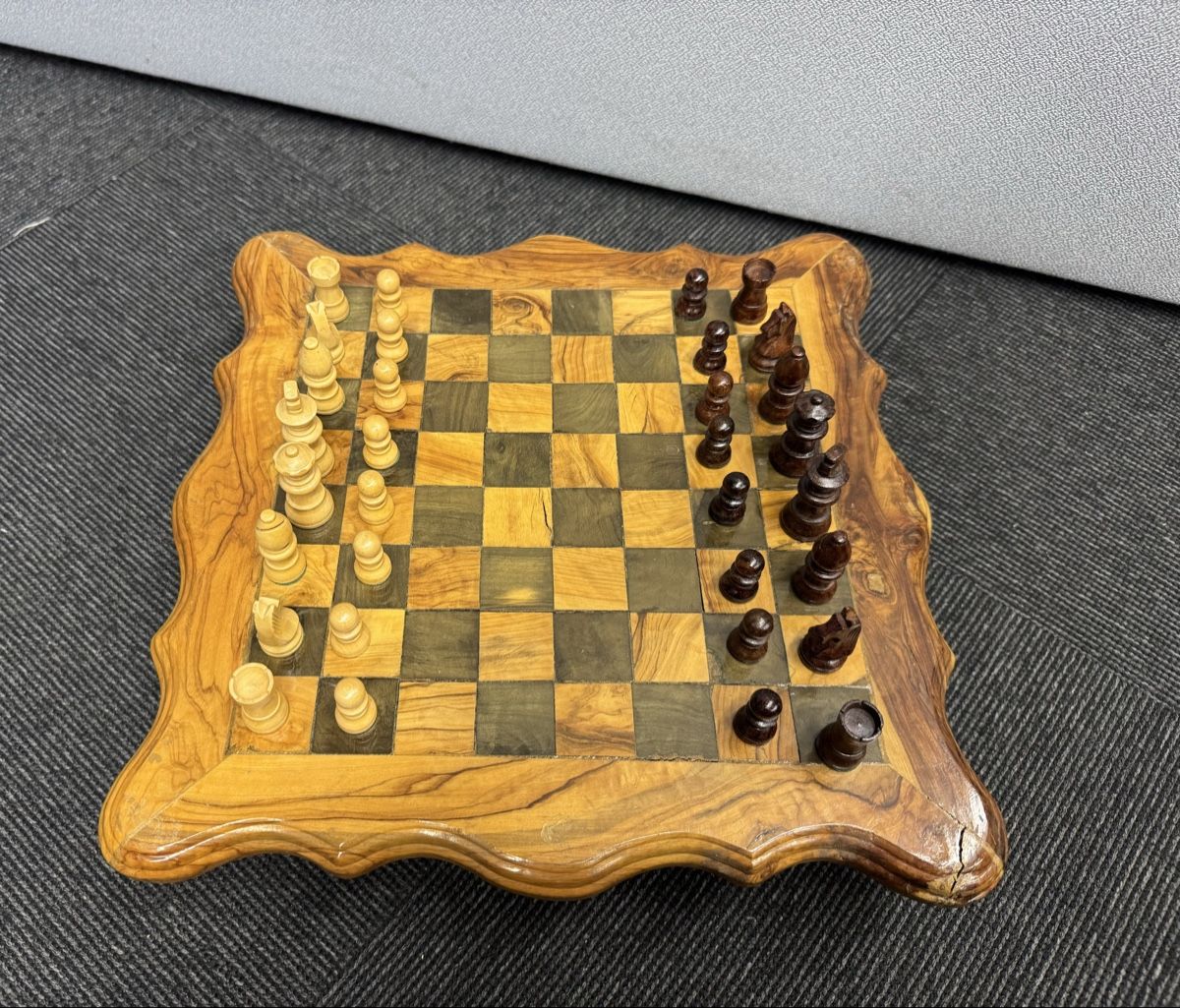 Giochi: Edles Schachbrett aus Holz mit Schublade – Usato da Bern venduto da samryan 2