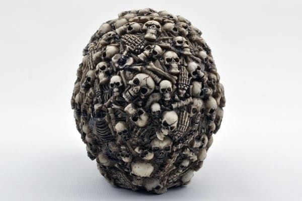 Tutte le decorazioni: Schädel Skull and Bones Dekor Polyresin – Nuovo e nell'imballaggio originale da Wittenbach venduto da rbstore 3