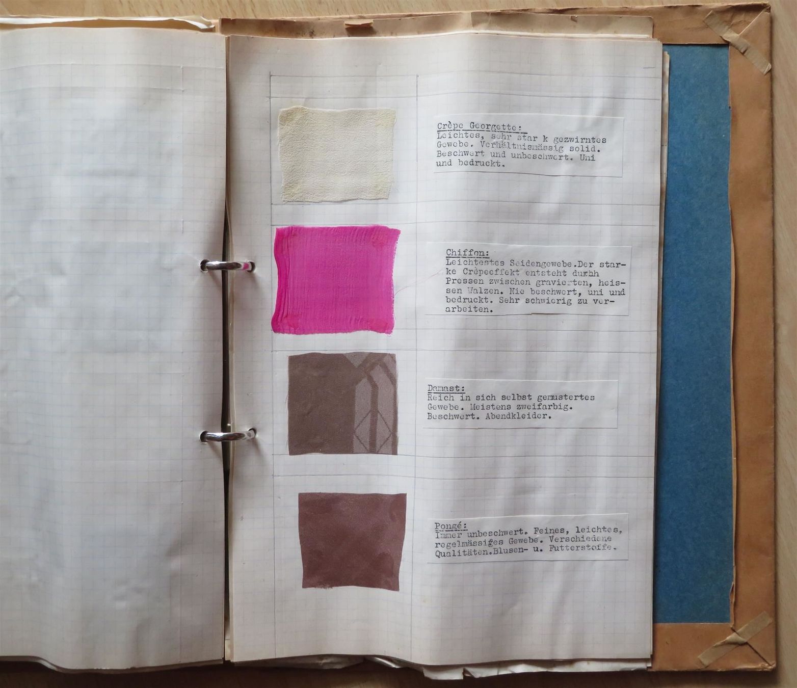 Libri: Textilien Materialkunde, Schulheft 1950 – Usato da Oberriet SG venduto da ganesh435 6