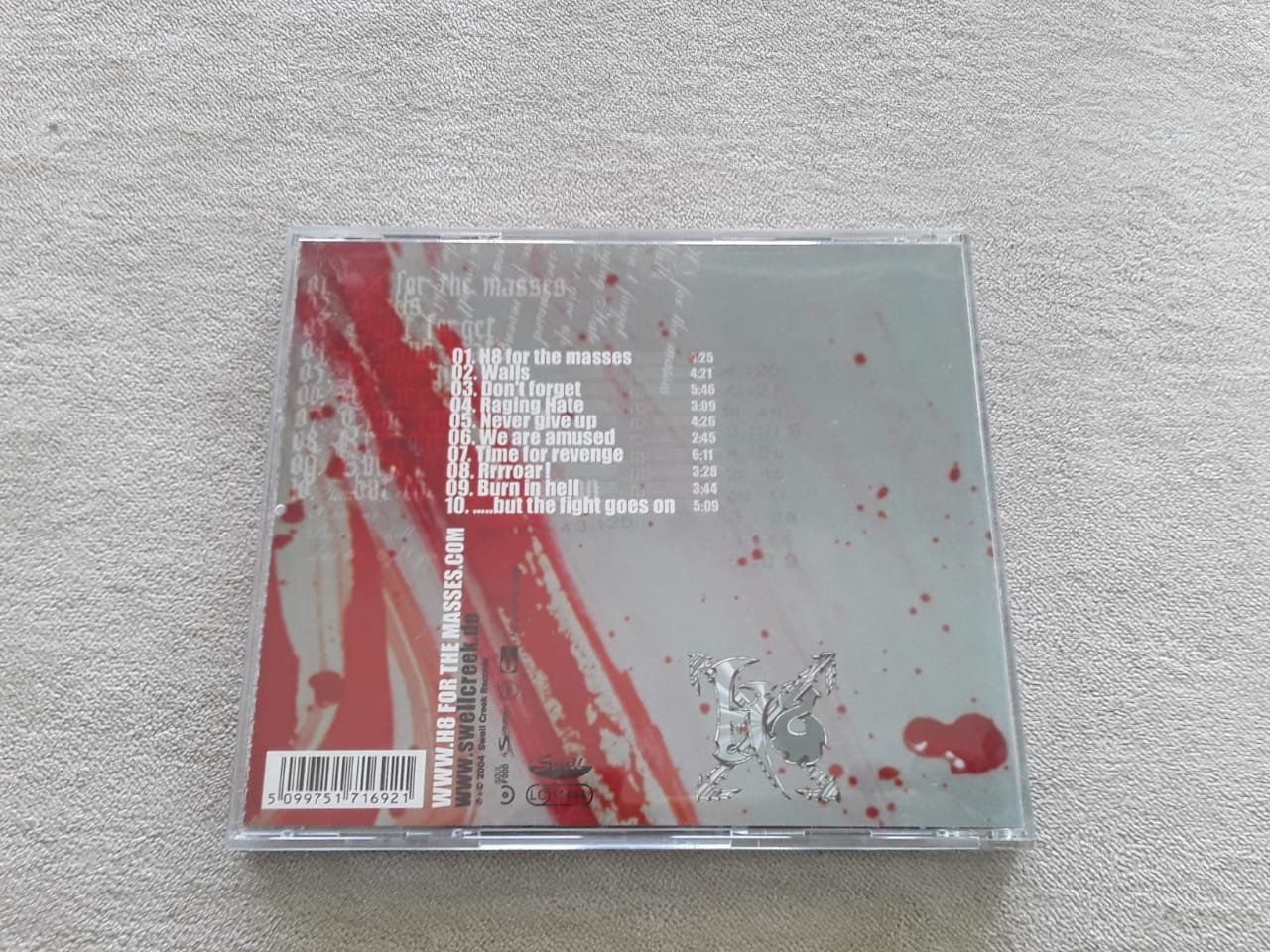CD: Hatesquad - H8 For The Masses – Usato da Lenzburg venduto da Sepulmander 3