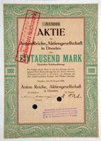 Anton Reiche AG, Dresden - 1923