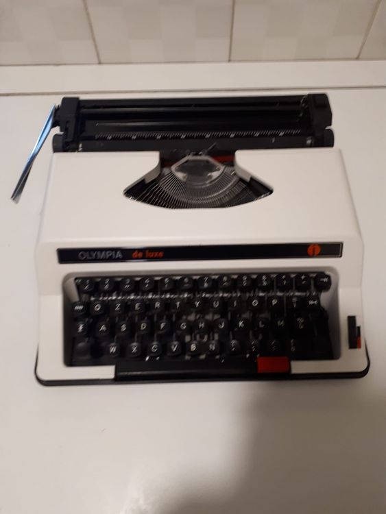 Nastro Macchina Da Scrivere Olympia - Ricambio Nero E Rosso In Stoffa - Foto 3