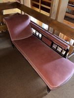 Antike englische viktorianische Chaiselongue – Restaurations