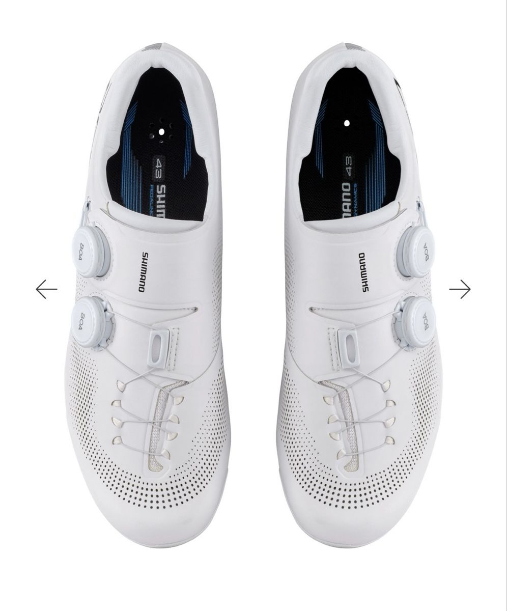 Shimano Scarpe da uomo: Shimano Chaussures vélo RC703 blanc taille 44 – Nuovo (secondo la descrizione) da Champlan venduto da YForter 4