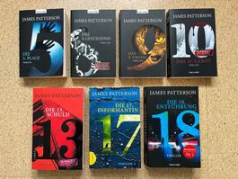 Bücherpaket  - 7x Thriller von James Patterson