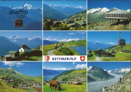 1984 AK Bettmeralp am grossen Aletschgletscher
