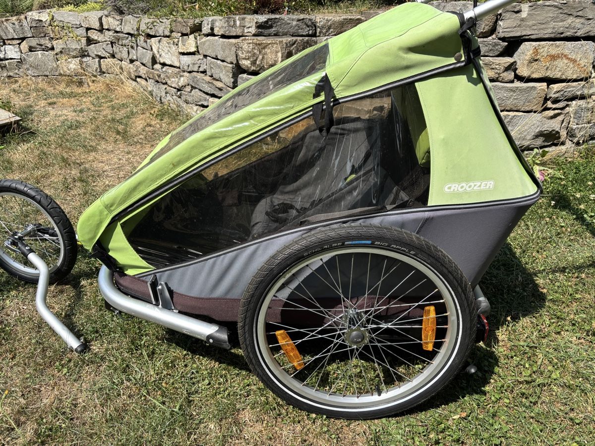 Croozer Rimorchi: Croozer Kid for 2 | Weberkupplung | Jogging Set | etc. – Usato da Niederscherli venduto da Urban02 1