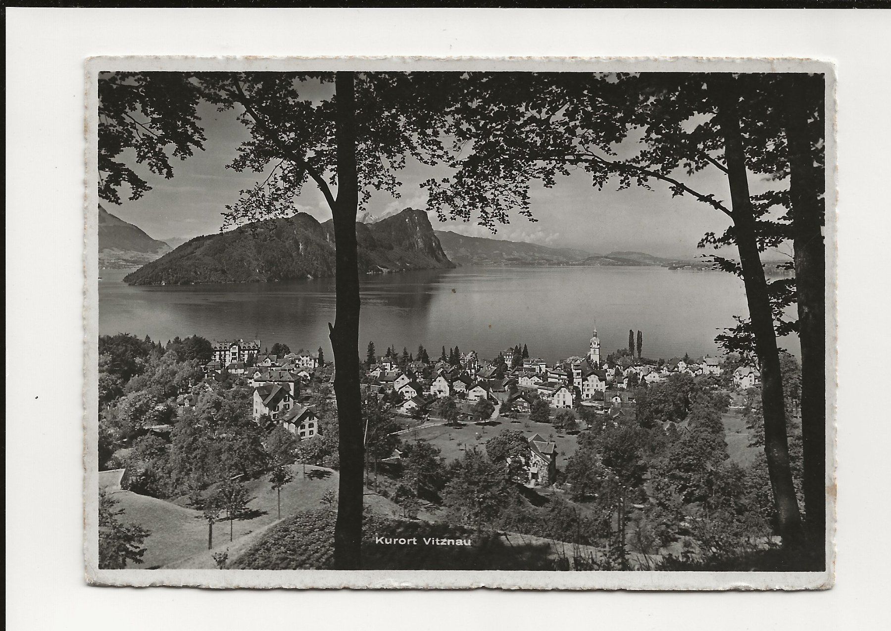 Ansichtskarten: AK 1947 Kurort Vitznau – Gebraucht aus Greifensee von 315WDO
