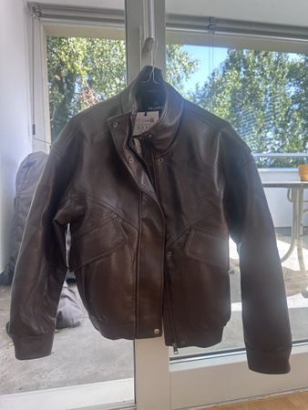 Kunstlederjacke Pull&Bear braun Grösse XS neu mit Etikett