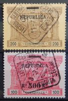Portugal Kat. 193 & 195 gest. 1911 Kat. 130 Euro