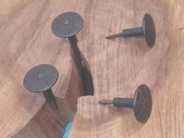 4 schöne Möbel / Fenster Knöpfe Ø3.1cm (4151#MBS3)