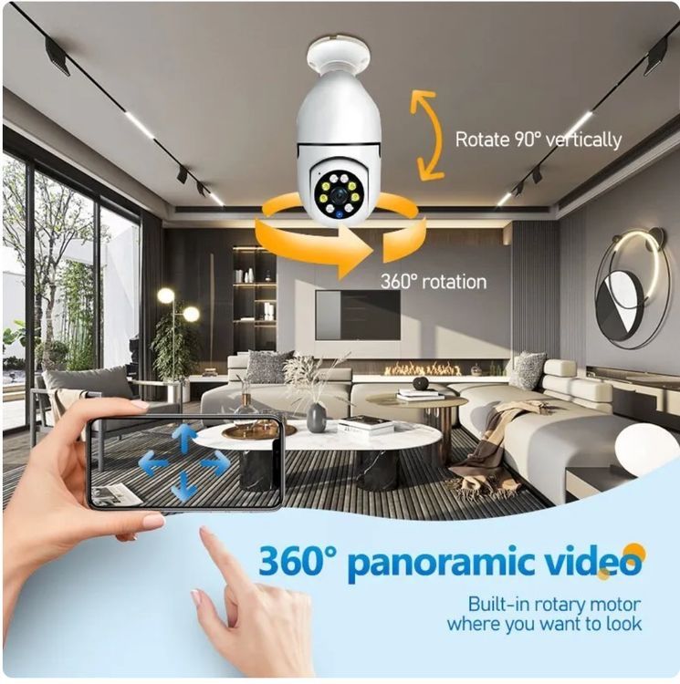 Videocamere: Caméra de permission Intérieure Wifi 5G Bulbe – Nuovo e nell'imballaggio originale da Marly venduto da gol_7sfs 1