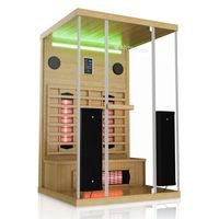Infrarotsauna ROMA120 + Vollspektrumstrahler - 120x105x190cm