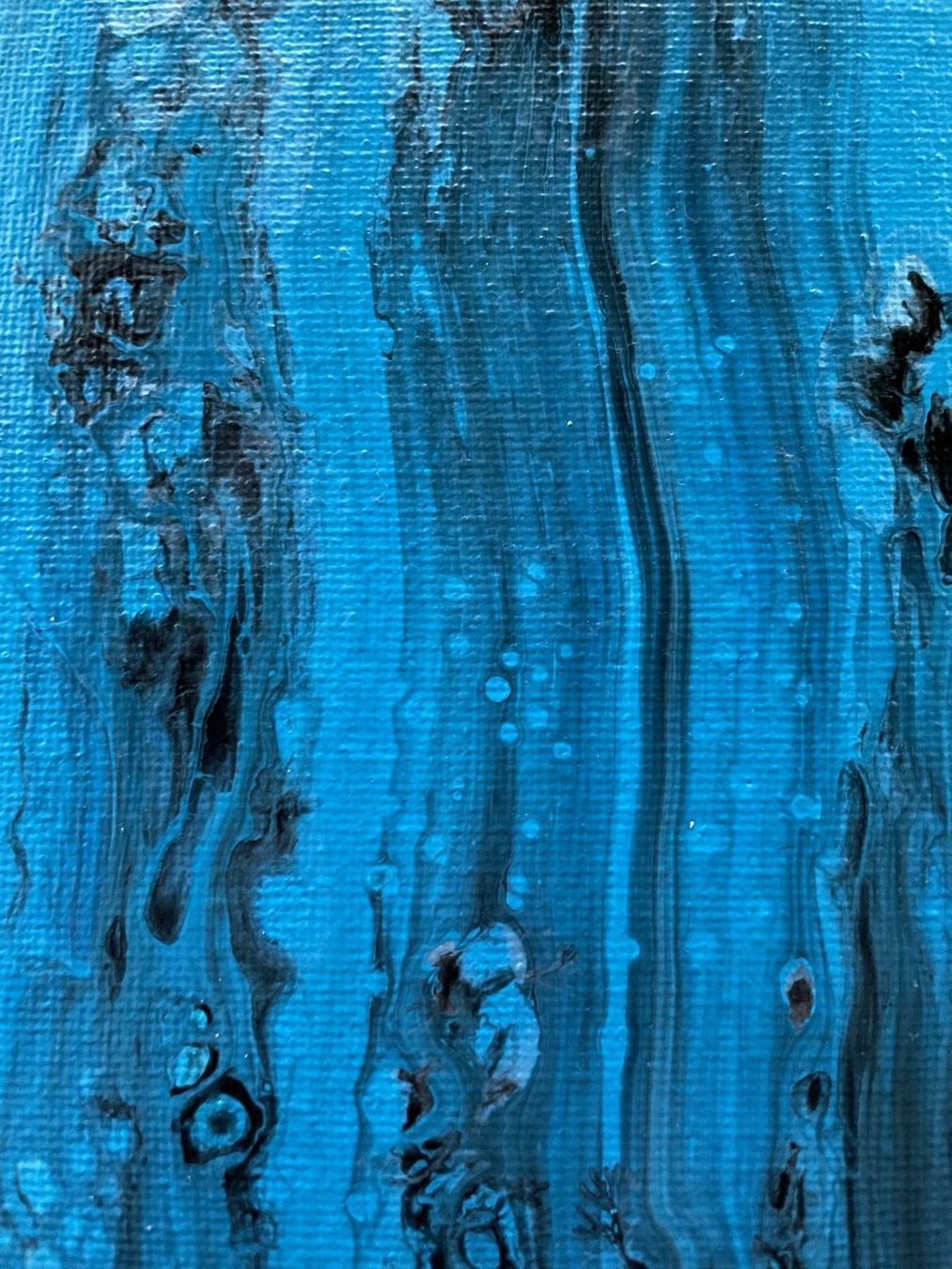 Gemälde: Blaues Gemälde abstrakt Einzelstück – Neu (gemäss Beschreibung) aus Hochdorf von Jasminurschel 2