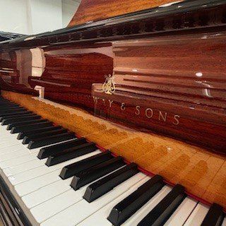 Steinway Strumenti musicali: Steinway&Sons O-180 schwarz poliert "Sunset" Occ. – Usato da Ittigen venduto da KrompholzMusik 1