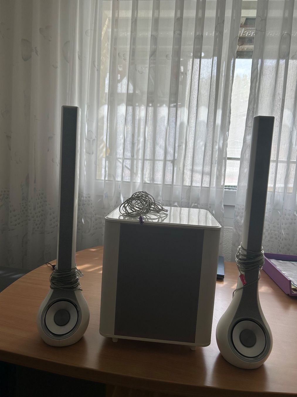 Samsung Lautsprecher: Lautsprecher-Set 2.1 weiss gebraucht – Gebraucht aus Altendorf von kro_6gyg