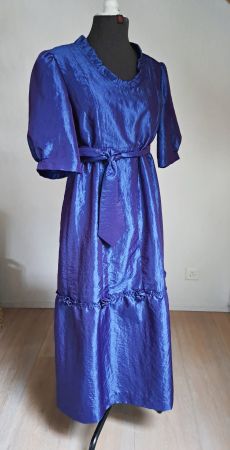 Festliches Abendkleid/Tasche/Kravatte