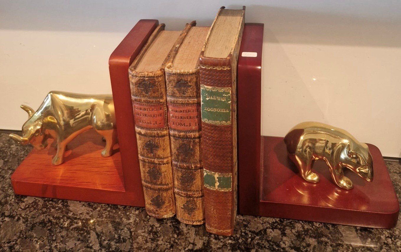Altro in Decorazioni & Accessori: Edle Bücherstützen "BULL & BEAR – Usato da Gersau venduto da pandabear01 2
