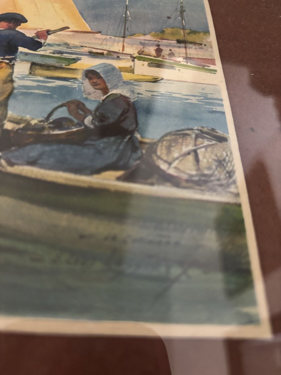 Dipinti: Aquarelle de Louis Lessieux – Usato da Estavayer-le-Lac venduto da bde_mc5x 3