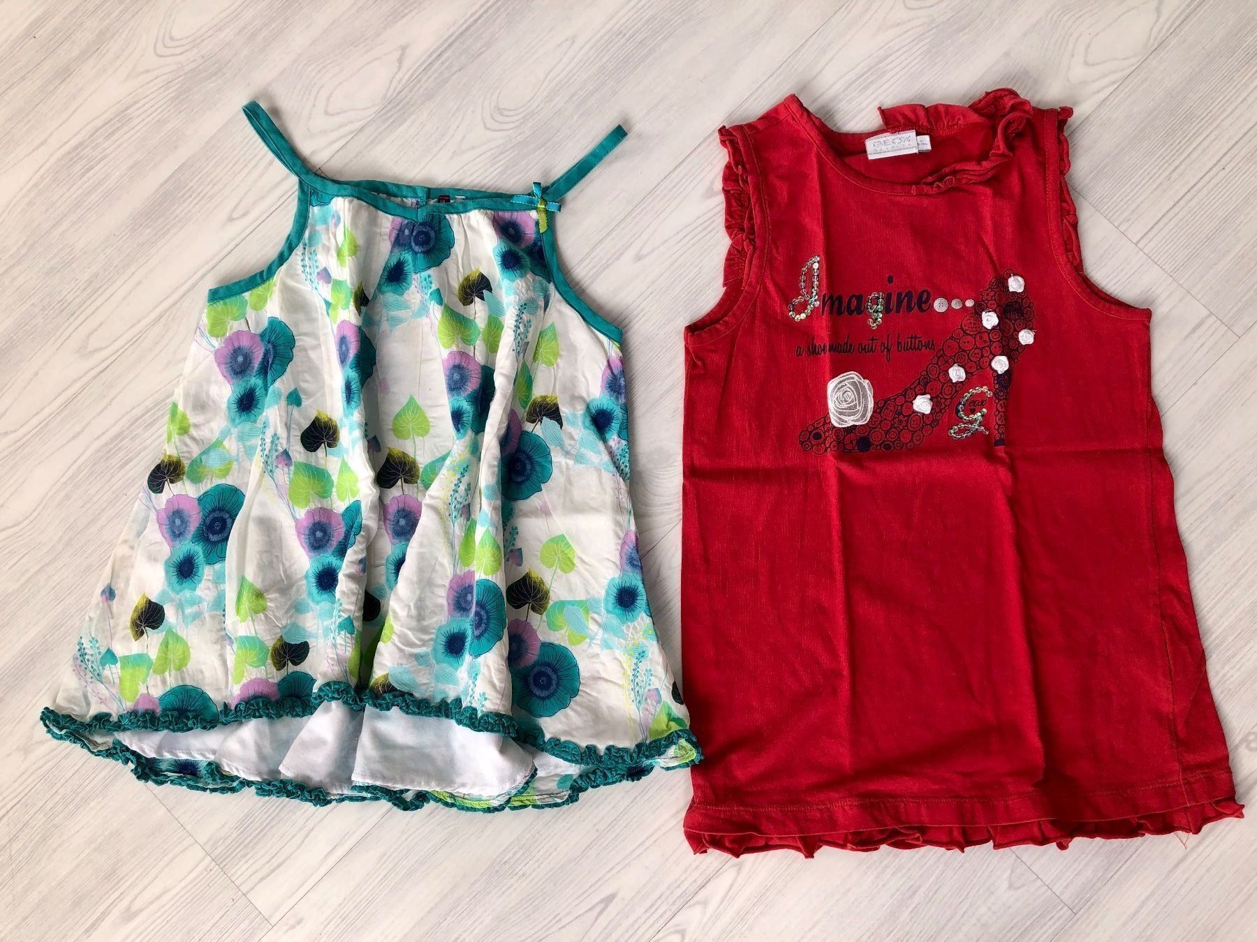 Camicette, T-shirt & Top: 2 Mädchen Tops Orchestra + Geox Gr. 140 – Usato da Estavayer-le-Lac venduto da Mimmy02