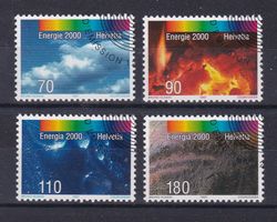 SUISSE 1997 - Timbres de propagande Energie 2000. Oblitérés.