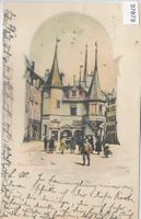 Neuchatel - Les Halles - Litho 1899