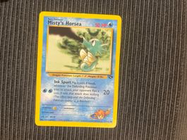 Pokemon Misty‘s Horsea Non Holo Gym Heroes/Challenge