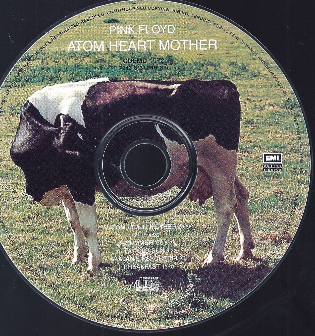 CDs: Pink Floyd ATOM HEART MOTHER  Prog Rock Psychedelic Rock CD – Gebraucht aus Kandergrund von Sososo 3