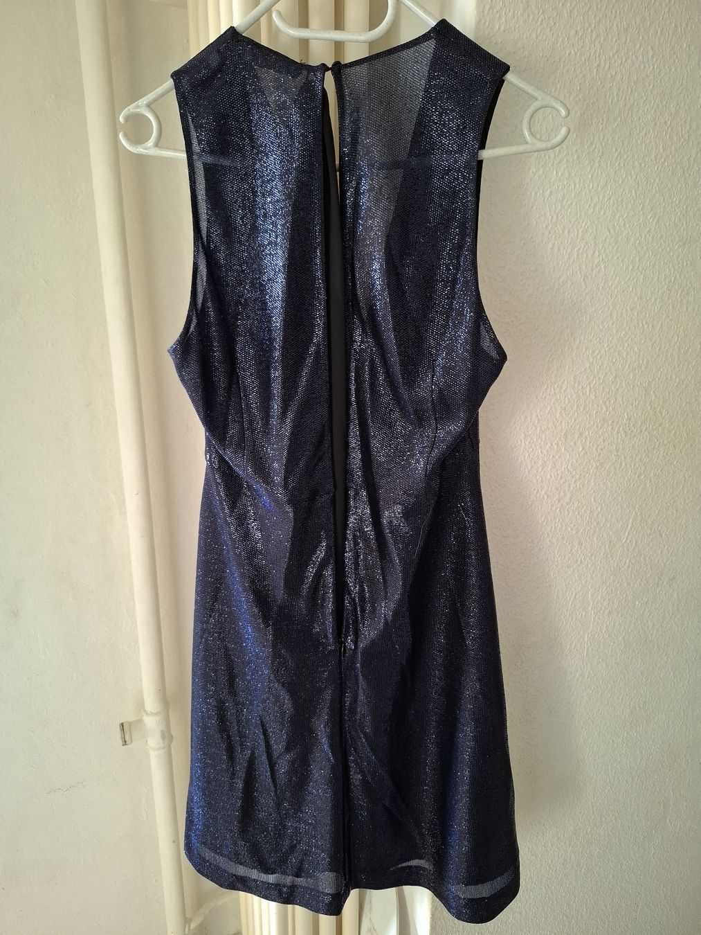 Sandro Kleider: Sandro Robe de soirée bleu marine scintillante Taille L – Gebraucht aus Le Locle von sAm_2112 5