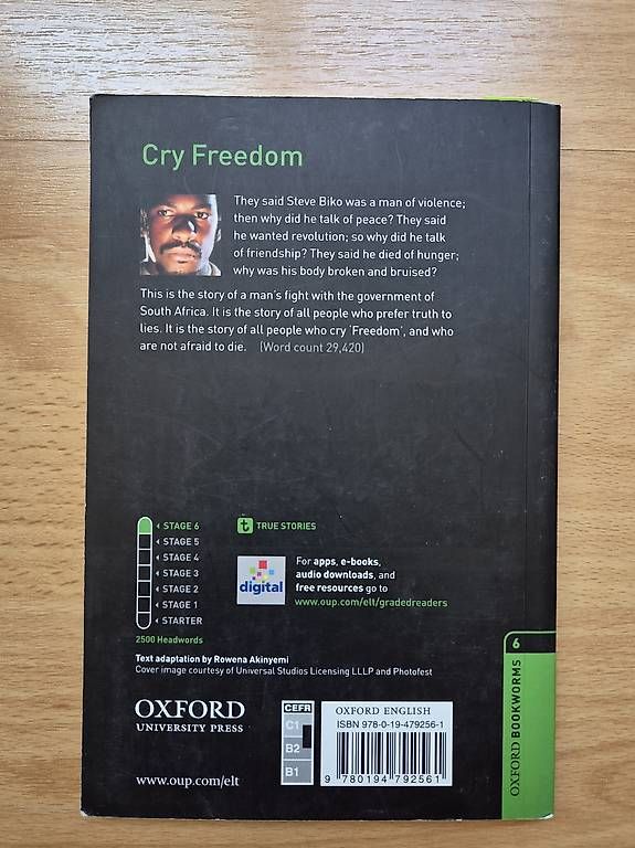 Bücher: Cry Freedom - John Briley – Neu und originalverpackt aus Buttisholz von toni_hug 1