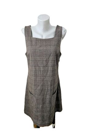 elegantes Kleid kleinkariert Business chic ca. Gr 38 Taschen
