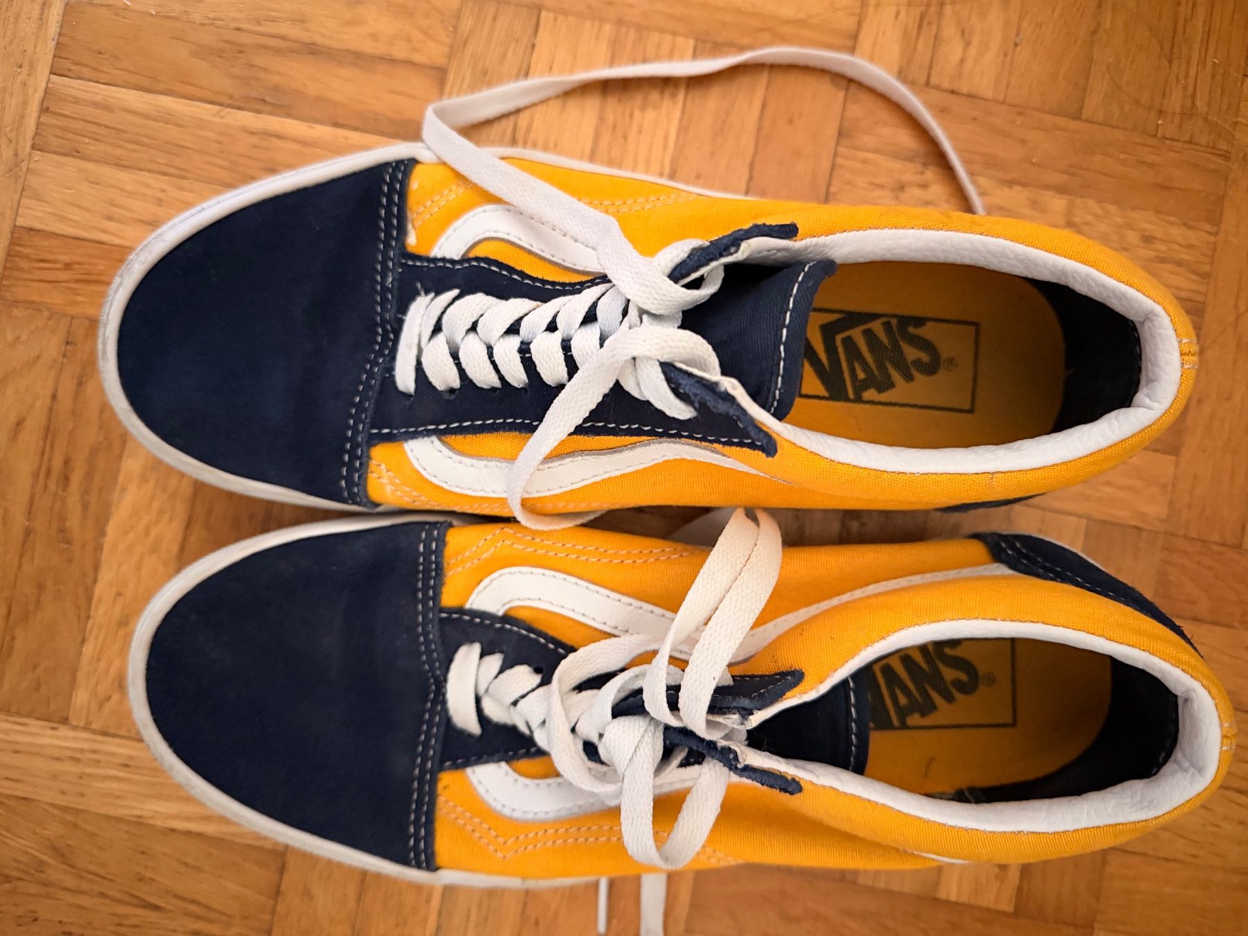 Vans Herrenschuhe: Vans Old Skool Sneaker in gelb-blau Gr.42 – Gebraucht aus Wetzikon ZH von Linda5
